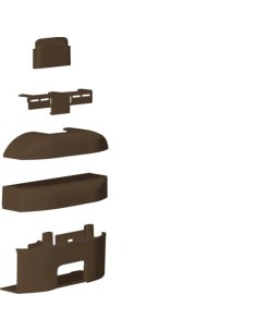 tehalit.ateha Rozgałęźnik do kanału 12x20, 3D, brązowy ATA122088014 Hager 2