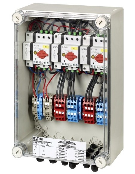 Rozłącznik przeciwpożarowy SOL30-SAFETY na 3 stringi, MC4, 230VAC 168100