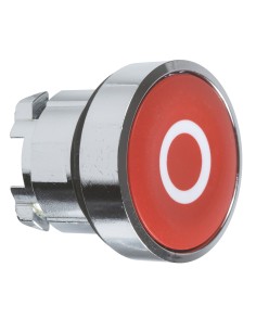 Napęd przycisku z samopowrotem kryty biały  ,O, ZB4BA432