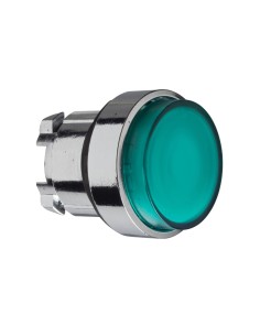Napęd przycisku podświetlany LED wystający zielony ZB4BW133
