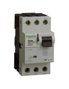 Wyłącznik silnikowy 3P 0,55kW 1-1,6A P25M 21105