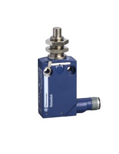 Wyłącznik krańcowy 1R 1Z migowy metal trzpień M12 połączenie M12 XCMD21F0C12