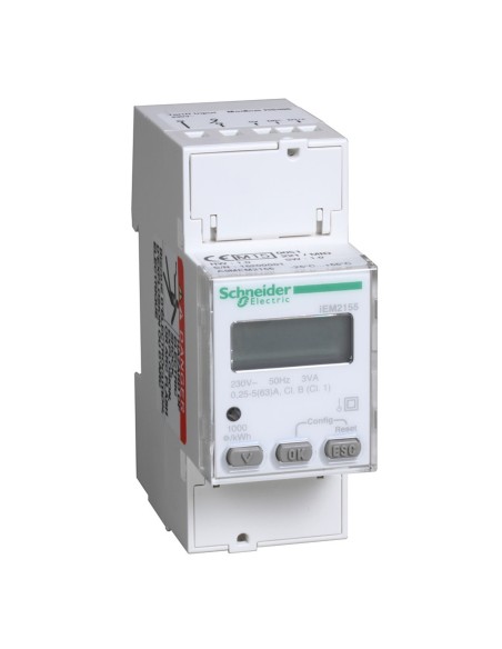 Licznik energii elektrycznej 1-fazowy 63A Modbus MID iEM2155 A9MEM2155