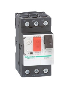 Wyłącznik silnikowy GV2ME napęd przyciskowy 20-25A zaciski śrubowe GV2ME226