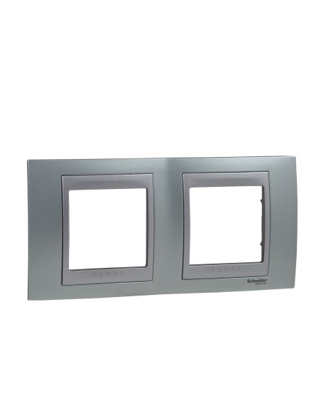 Unica Ramka podwójna fluor green MGU66.004.094