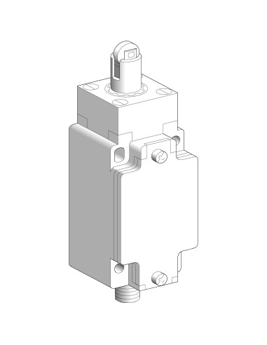 Wyłącznik krańcowy 1R 1Z migowy metal trzpień z rolką połączenie M12 5-pinowe XCKJ167D