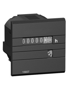 Licznik czasu pracy 12/36V DC 7(2) znaków analogowy pulpitowy 48x48mm CH 15609