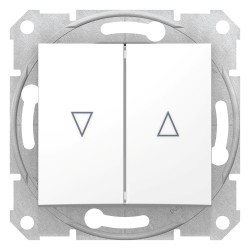 Sedna wyłącznik żaluzjowy sterowanie elektryczne biały SDN1300121 - hurtownia elektryczna Amper.pl