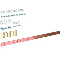 univers Szyna uziemiająca Cu 20x5mm 2-polowa UZ020 Hager 2