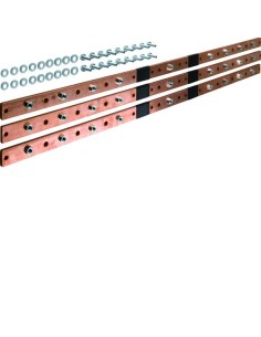 univers Szyna pozioma Cu do rozł. listwowych NH1/2/3 5-pol. 40x10mm (3 szt) UM09K Hager 2