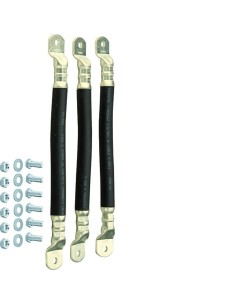 univers Łącznik szyn zbiorczych 40x10mm 3-pol. 185mm UM05S1 Hager 2