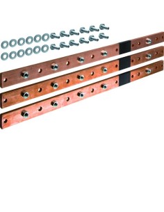 univers Szyna pozioma Cu do rozł. listwowych NH1/2/3 3-pol. 40x10mm (3 szt) UM04K Hager 2