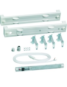 universN Blok dla oświetl. LED z wył. +pusty blok 75x500mm UG02E1N Hager 2