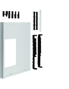 univers N Podzespół rozstaw 60mm 3-pol. 8xNH00 listwowe 600x500mm odpływ góra UE42B8N Hager 2