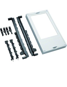 univers N Blok do szyn zbior. poz. 12x5/10mm odstęp 40mm 1xNH1 450x250mm UE31A1B Hager 2