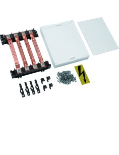 univers N Blok 300x250mm z szynami 4-pol. Cu 25x4mm 4x160A UE21D1 Hager 2