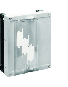 univers N Blok dla szyn zbiorczych poz. 12x5/10mm 40mm 1xNH00 3-pol. 300x250mm UE21A6 Hager 2