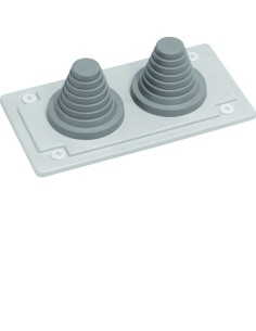 univers Przepust kablowy z dławicami do kabla śr. 23 - 55mm kl. II FZ415S Hager 2