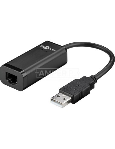 Konwerter sieciowy USB 2.0 Fast Ethernet USB-A &gt, RJ45 38527