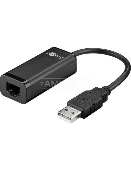 Konwerter sieciowy USB 2.0 Fast Ethernet USB-A &gt, RJ45 38527