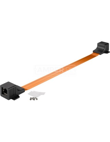 Przepust okienny teleinformatyczny płaski RJ45 - RJ45 0,30m 71412