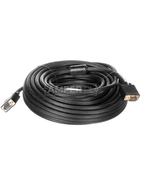 Kabel monitorowy VGA D-Sub(15-pin) Full HD SVGA 20m 68140