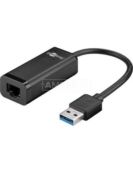 Konwerter sieciowy USB 3.0 Gigabit Ethernet USB-A &gt, RJ45 39038