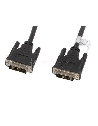 Kabel DVI-D(18+1) Full HD 1,8m czarny CA-DVIS-10CC-0018-BK