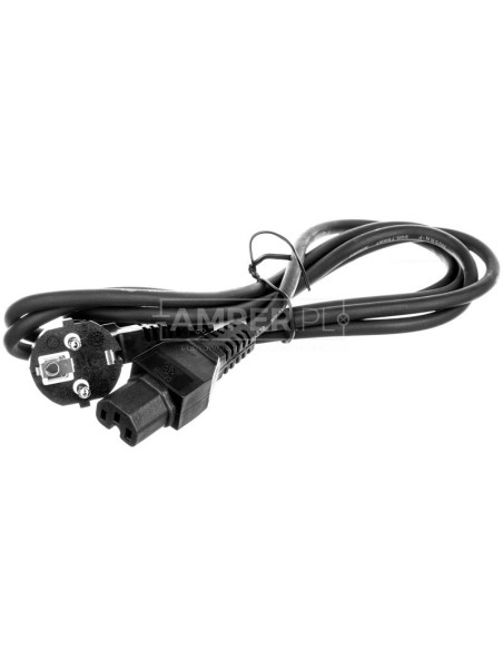 Kabel zasilający Schuko (type F, CEE 7/7) &gt, C15 2m 93277