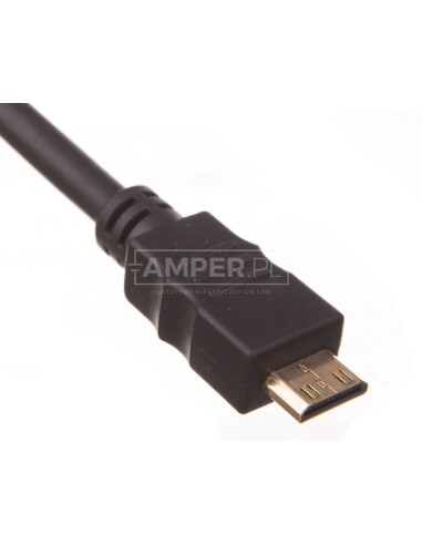 Kabel miniHDMI - HDMI High Speed with Ethernet 1m 31930