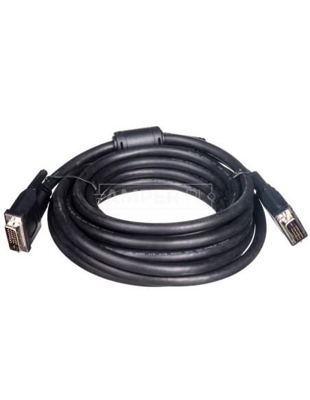 Kabel połączeniowy DVI-D Dual Link Typ DVI-D(24+1)/DVI-D(24+1), M/M czarny 5m AK-320101-050-S