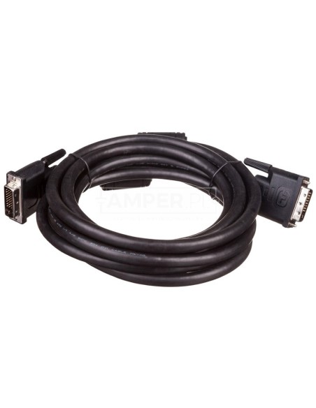 Kabel połączeniowy DVI-D Dual Link Typ DVI-D(24+1)/DVI-D(24+1), M/M czarny 3m AK-320101-030-S