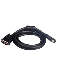 Kabel połączeniowy DVI-D Dual Link Typ DVI-D(24+1)/DVI-D(24+1), M/M czarny 2m AK-320101-020-S
