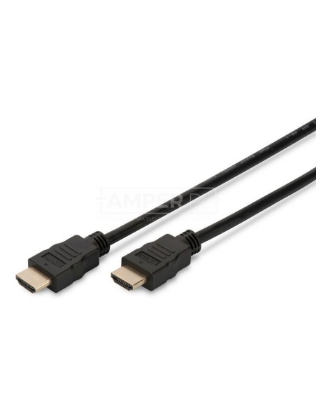 Kabel połączeniowy HDMI Highspeed 2.0 z Eth. GOLD Typ HDMI A/HDMI A, M/M czarny 3m AK-330107-030-S