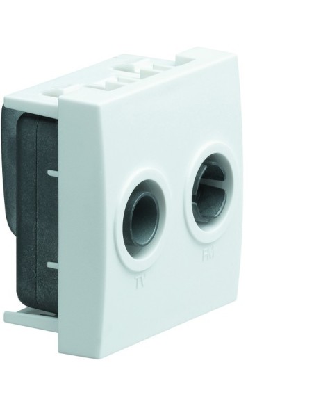 systo Gniazdo RTV końcowe, 2M, biały WS253 Hager