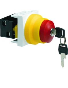 systo Wyłącznik bezpieczeństwa z kluczem, 10A/250V, 2M, biały WS032 Hager 2