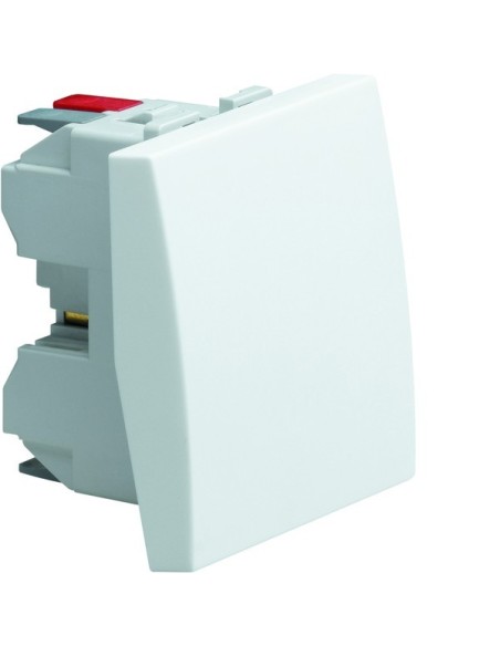 systo Łącznik klawiszowy przyciskowy zwierno/rozwierny, 10A/250V, 2M, biały WS022 Hager