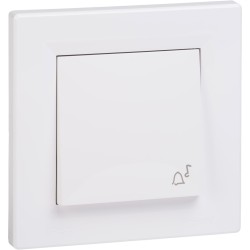 "Asfora Przycisk ""dzwonek"" IP44, biały EPH0800221 Schneider