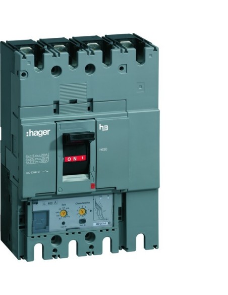 Wyłącznik mocy h400 4P 50kA 400A TM HND401U Hager