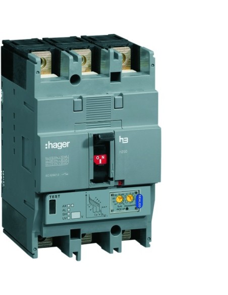 Wyłącznik mocy h250 3P 50kA 250A LSI HNC250H Hager