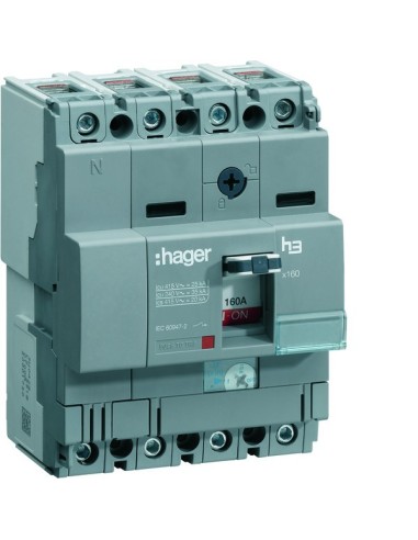 Wyłącznik mocy x160 4P 40kA 160A HNA161H Hager