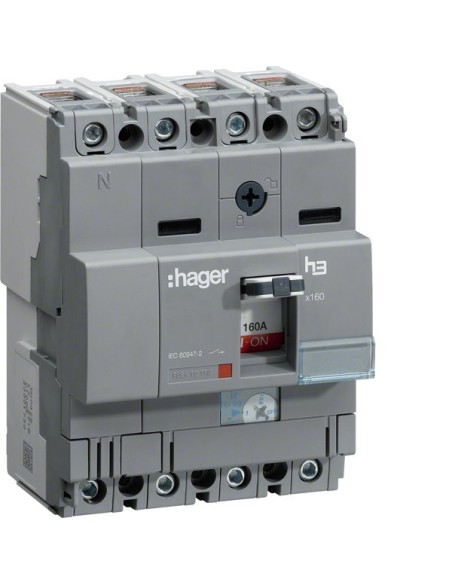 Wyłącznik mocy x160 4P 40kA 25A HNA026H Hager