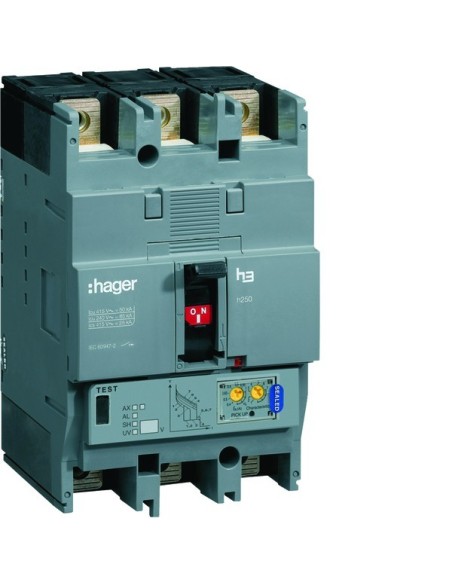 Wyłącznik mocy h250 3P 25kA 250A TM HHG250U Hager