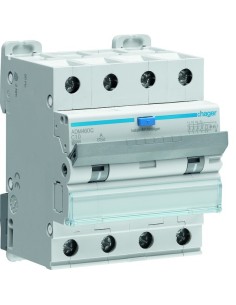 RCBO Wyłącznik różnicowoprądowy z członem nadprądowym 4P 6kA C 10A/30mA Typ A ADM460C Hager 2
