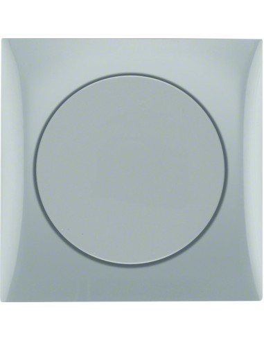 Integro Flow Elektroniczny potencjometr obrotowy 1-10 V z pokrętłem regulacyjnym, szary, połysk 928912506 Berker Hager