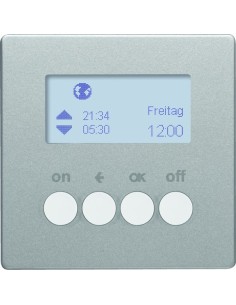 Q.x KNX RF quicklink Łącznik czasowy do sterowników załączających i mechanizmów zasilających Berker.Net, alu aksamit, lakierowan 2