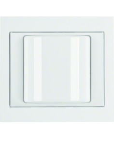 K.1 System przywoławczy Sygnalizator świetlny z ramką, biały połysk 52037009 Berker Hager 2