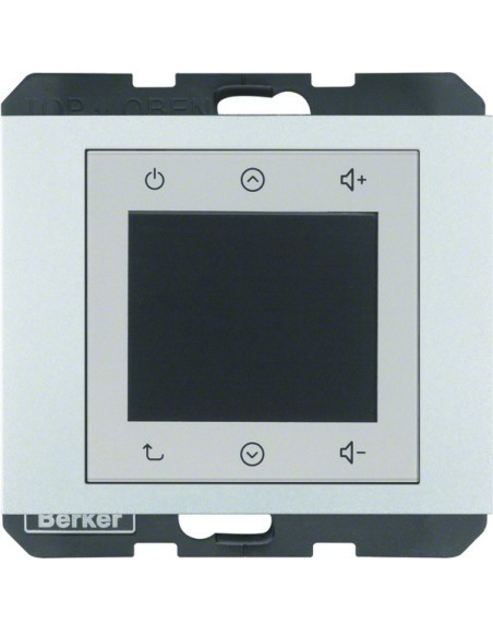 K.5 Radio Touch, alu mat  28847003 Berker Hager