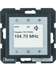 B.x/S.1 Radio Touch, antracyt mat  28841606 Berker Hager 2