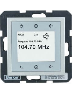 B.x/S.1 Radio Touch, alu mat  28841404 Berker Hager 2